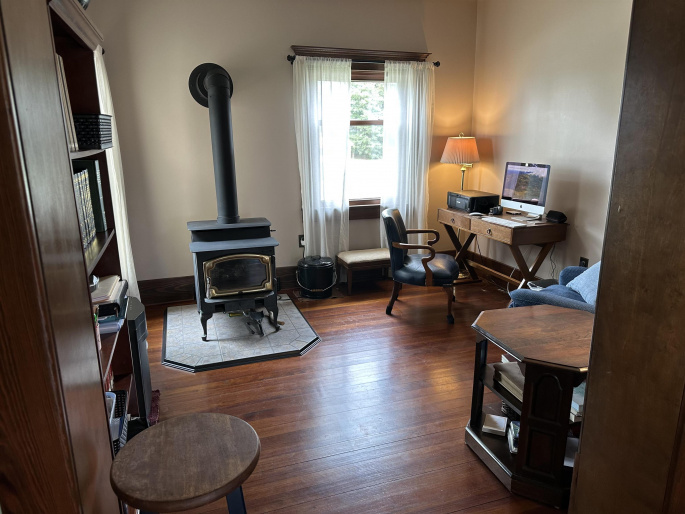 with Avalon Prairie wood burning stove