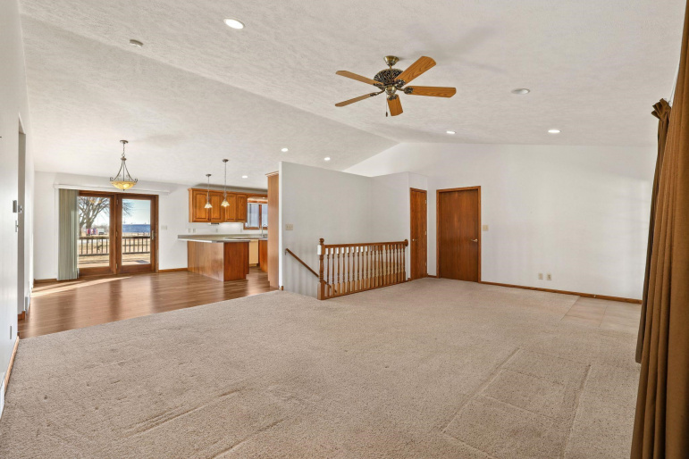Dining area and kitchen